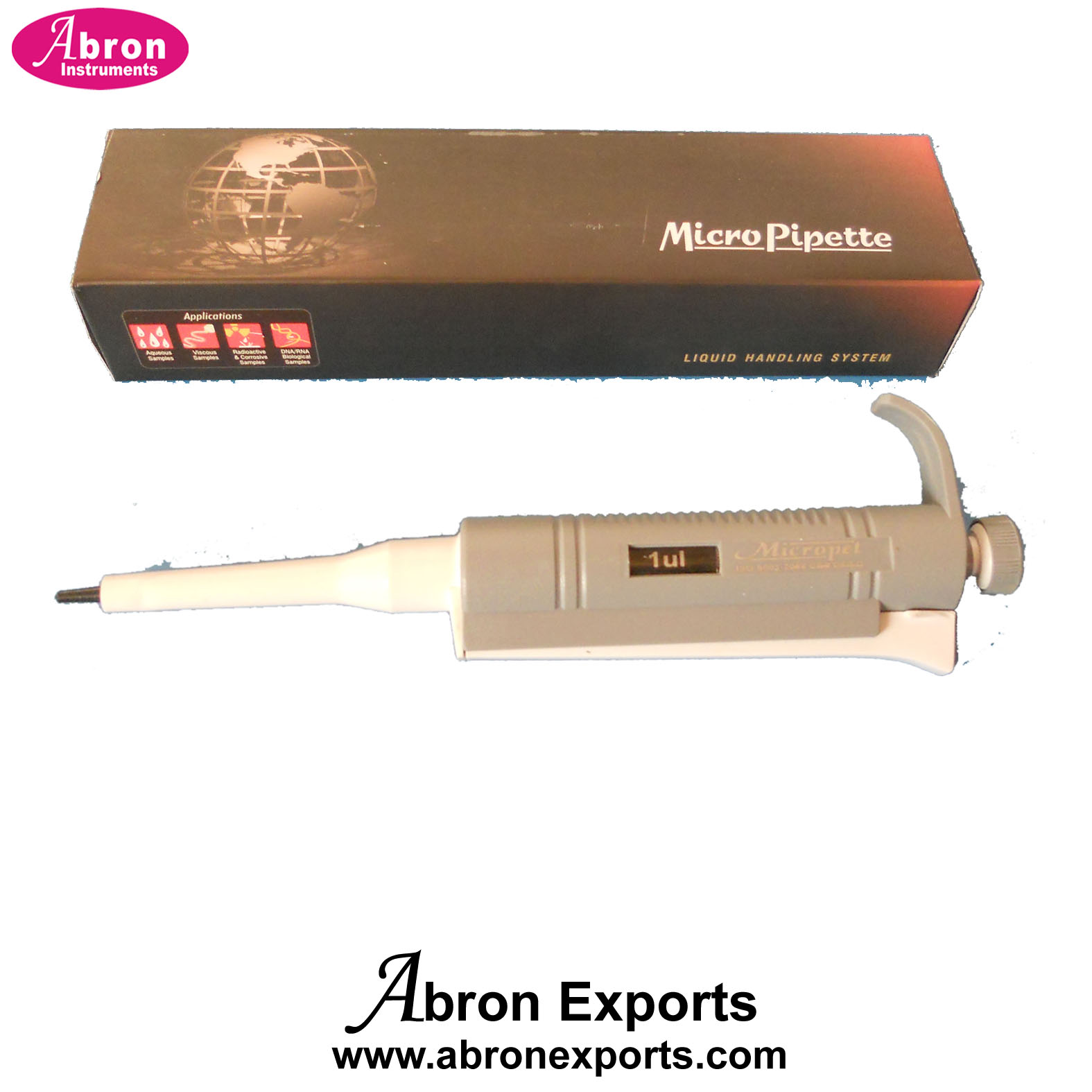 Micro Pipette Fixed any one 20ul, 50ul,100ul, 200ul, 500ul,1000ul  Digital AC-289F